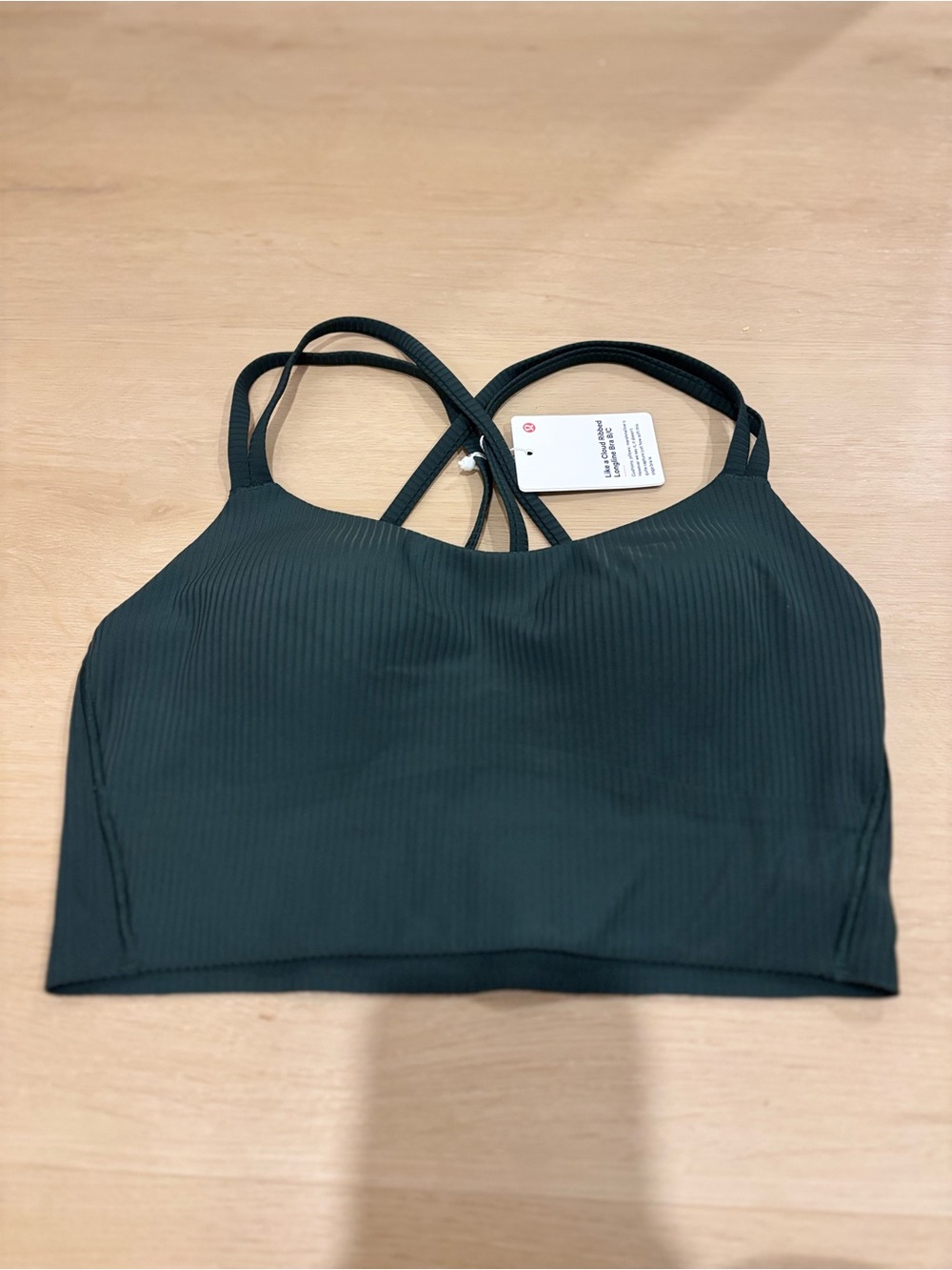 Brand New Lululemon Like A Cloud Longline Ribbed Bra Size 4